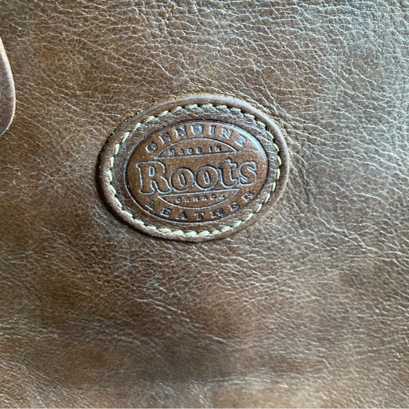 Vintage Roots genuine leather crossbody bag messenger style tribal bag - Picture 9 of 14